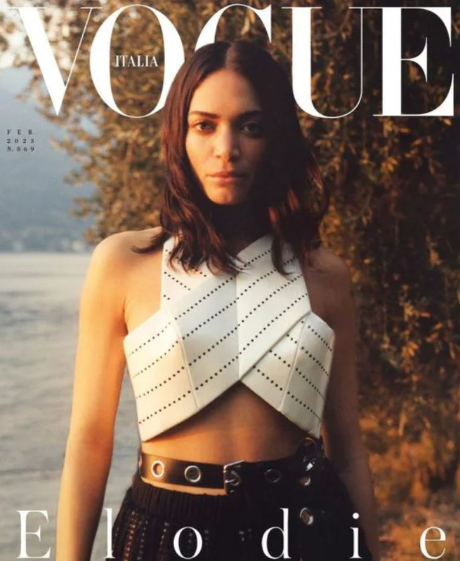 Elodie conquista la copertina di Vogue Italia