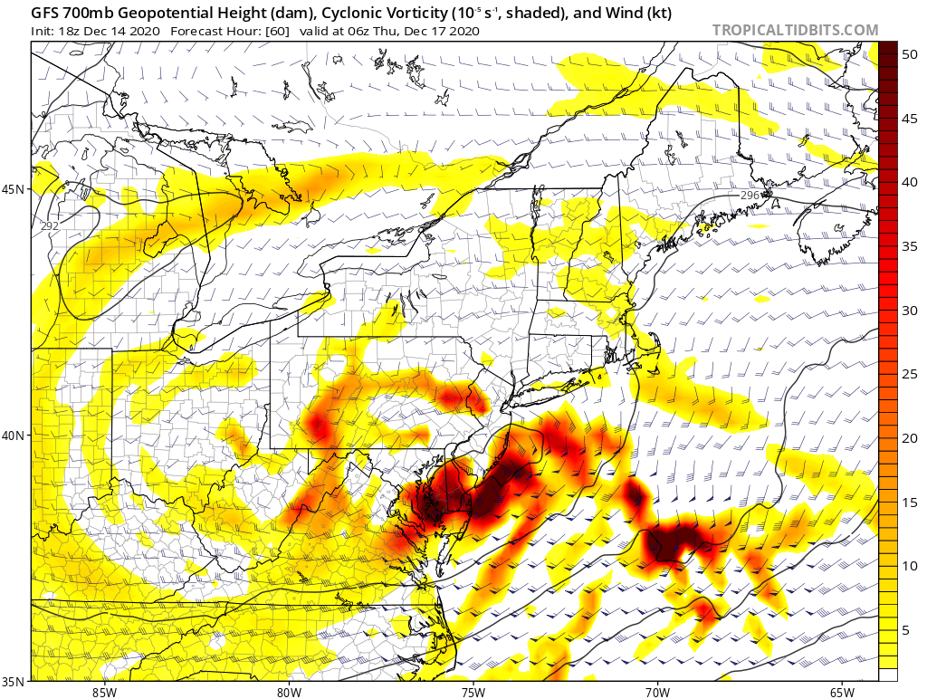 12/16 to 12/17 Godzilla - 1st Call Snow Map Gfs-h7-vort