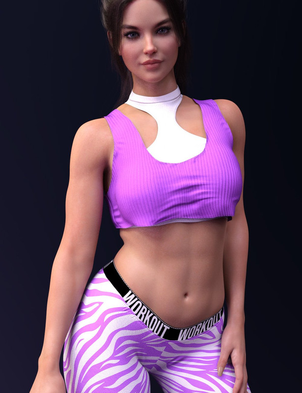 XFashion Nova Sport For Genesis 8 And 8.1 Females 2024 Free Daz 3D