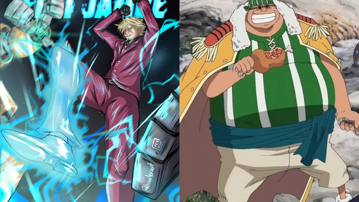 Sanji vs Lucky Roo di One Piece