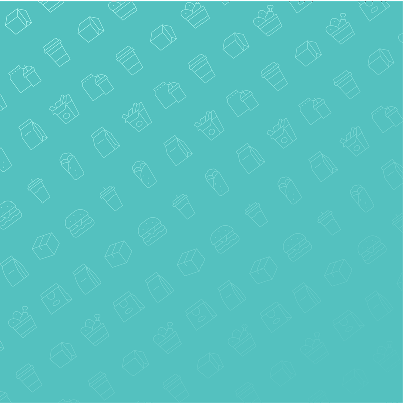 A collection of custom-printed boxes, bags, and cups for small businesses