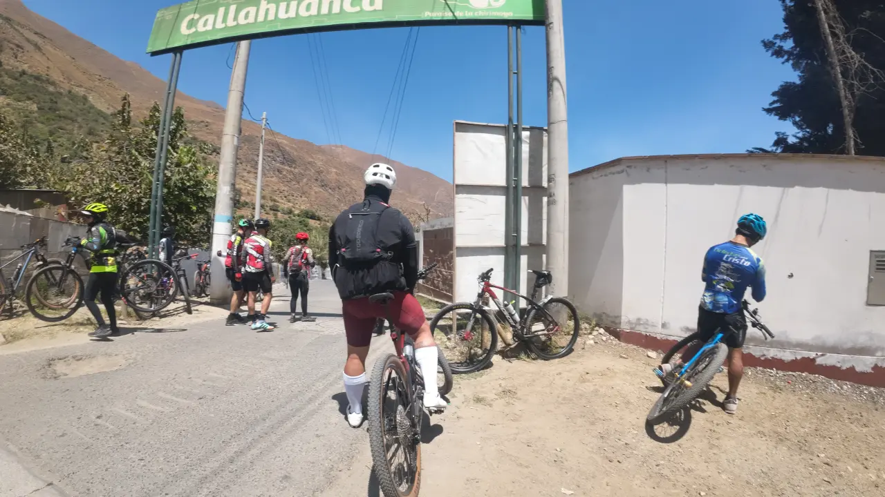 Letrero de Callahuanca