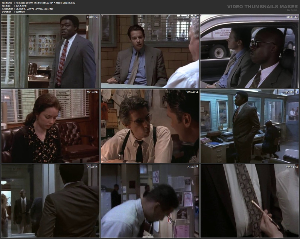 Homicide Life On The Street S03e04 A Model Citizen.mkv