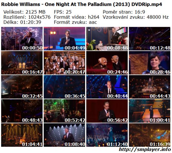 Robbie Williams - One Night At The Palladium (2013)