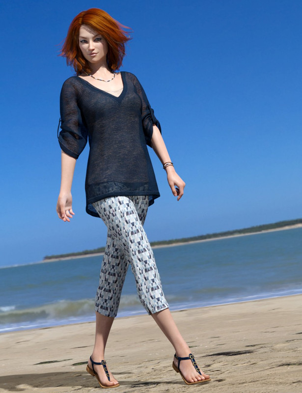 dForce Collection 01 - Casual Pants & Blouse for Genesis 8 Female(s) dForce Collection 01 - Casual Pants & Blouse for Genesis 8 Female(s)