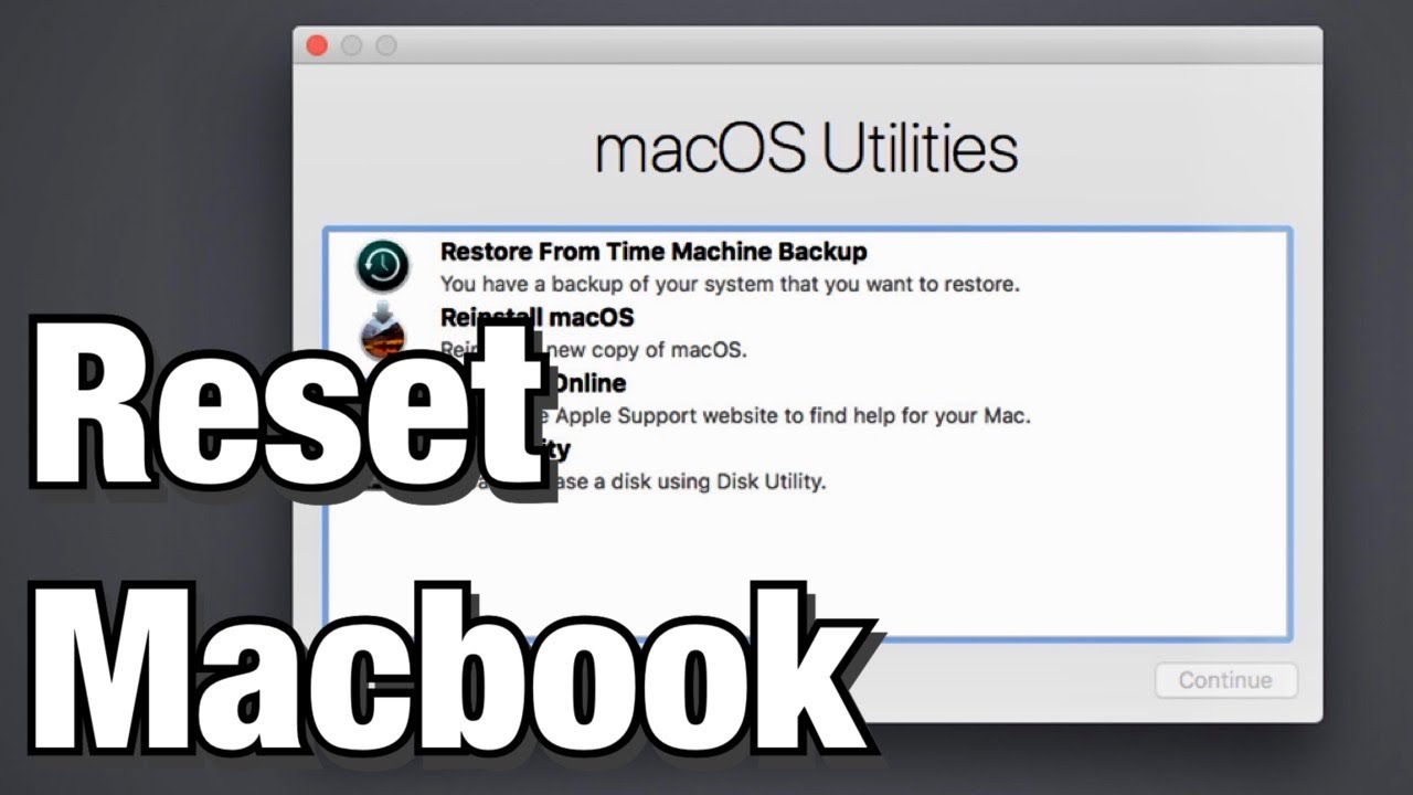 Reset Mac To Factory Settings Without Apple Keyboard