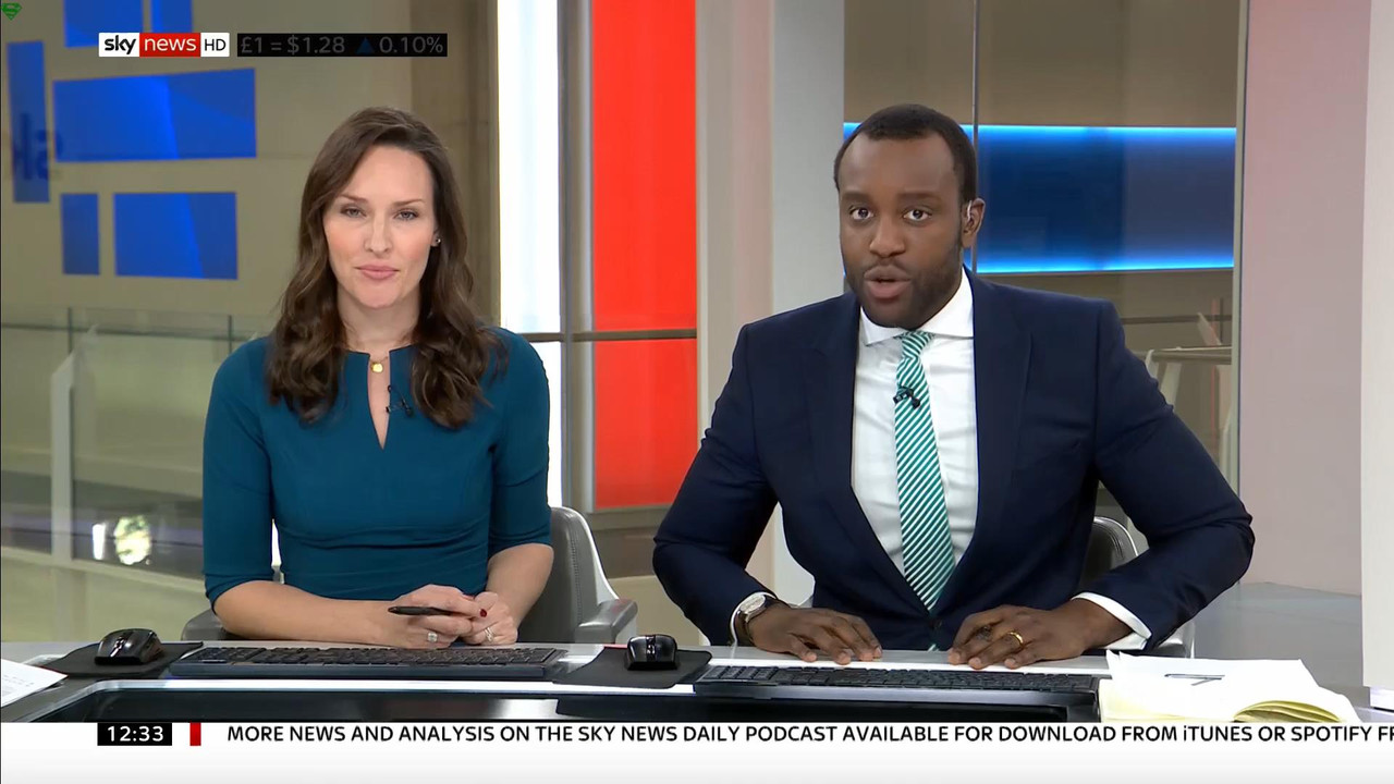 15 February - 12.00.00 - Sky News. Colin Brazier and Jayne Secke