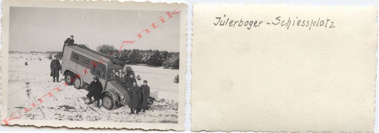 Fotos Luftwaffe Jüterbog LKW Krupp mit sehr selt