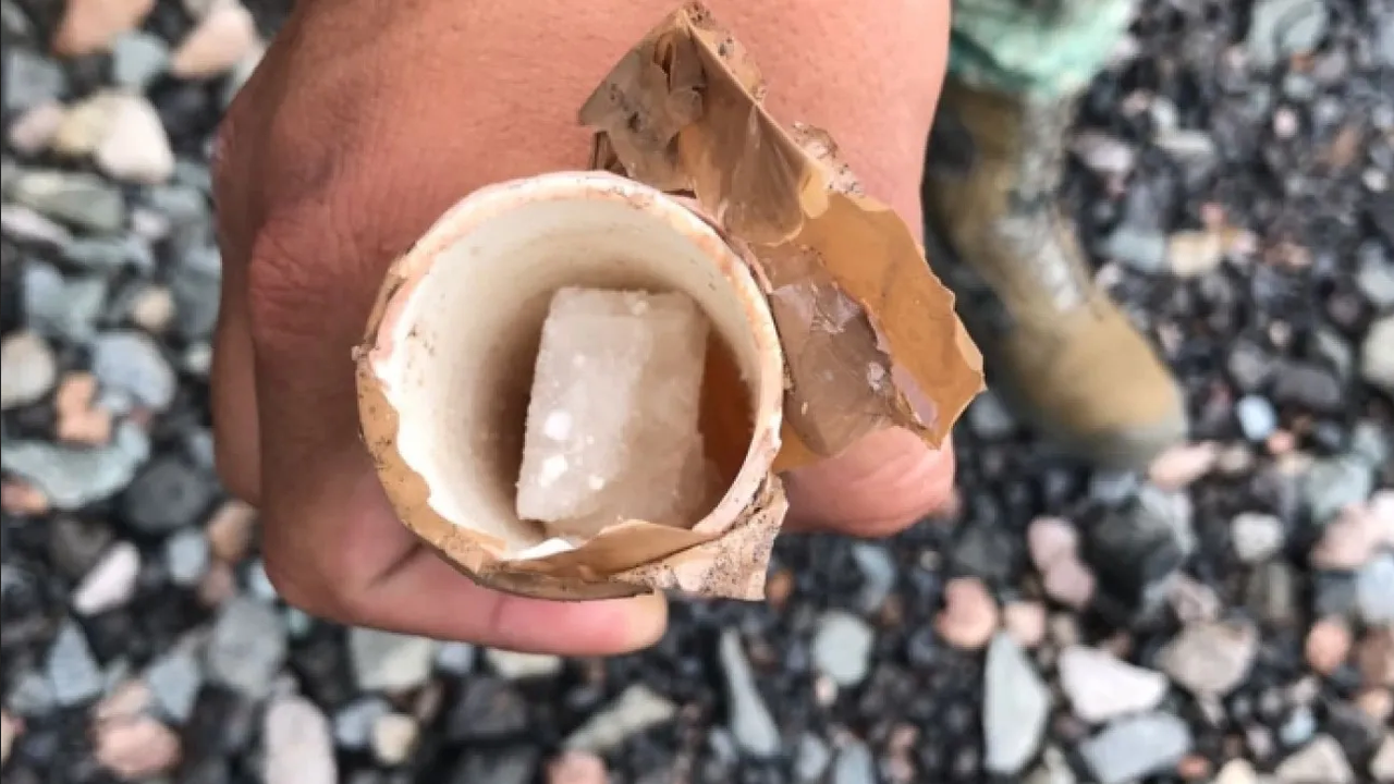 GN y Ejército aseguran cargamento de metanfetamina en vagones de tren