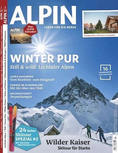 Cover: Alpin Magazin No 01 Januar 2023