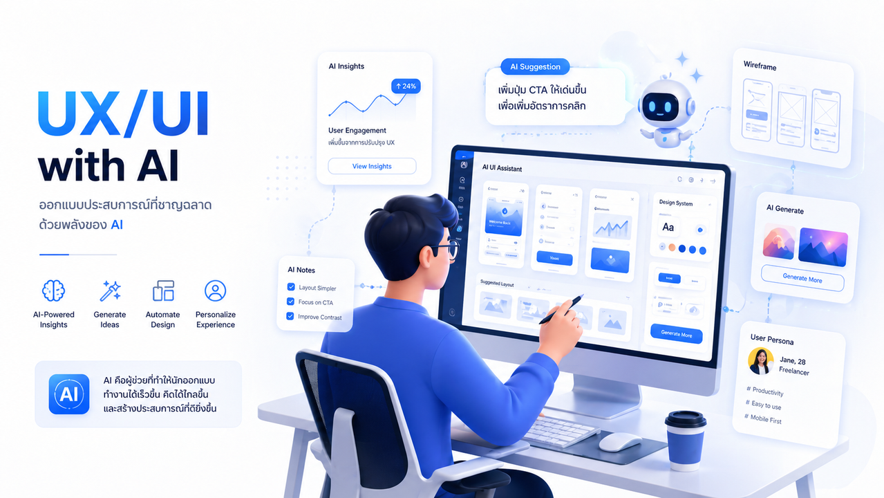UX/UI กับ AI: นักออกแบบต้องปรับตัวอย่างไรในยุคใหม่