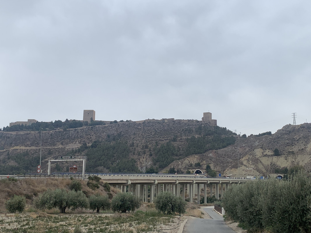 Castle from underneath the motorway