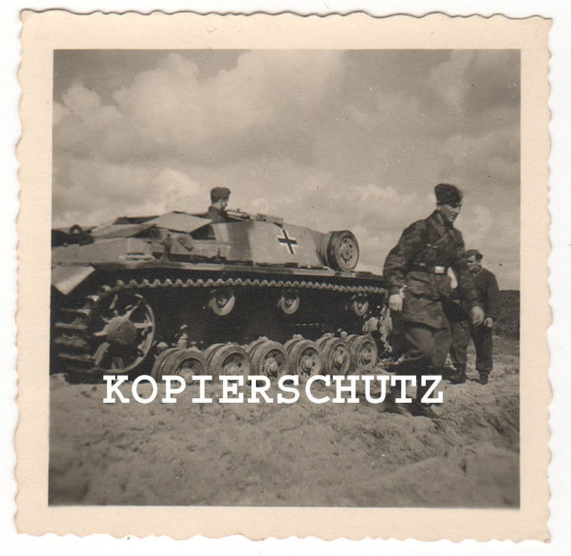 Foto Ausbildung der Sturmgeschütz Battr. 4. Luft