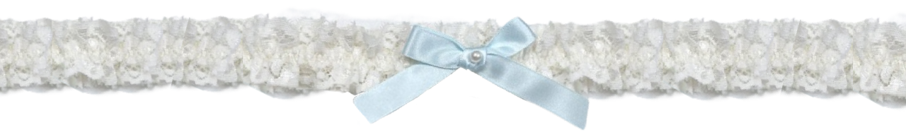  Blue bow 
