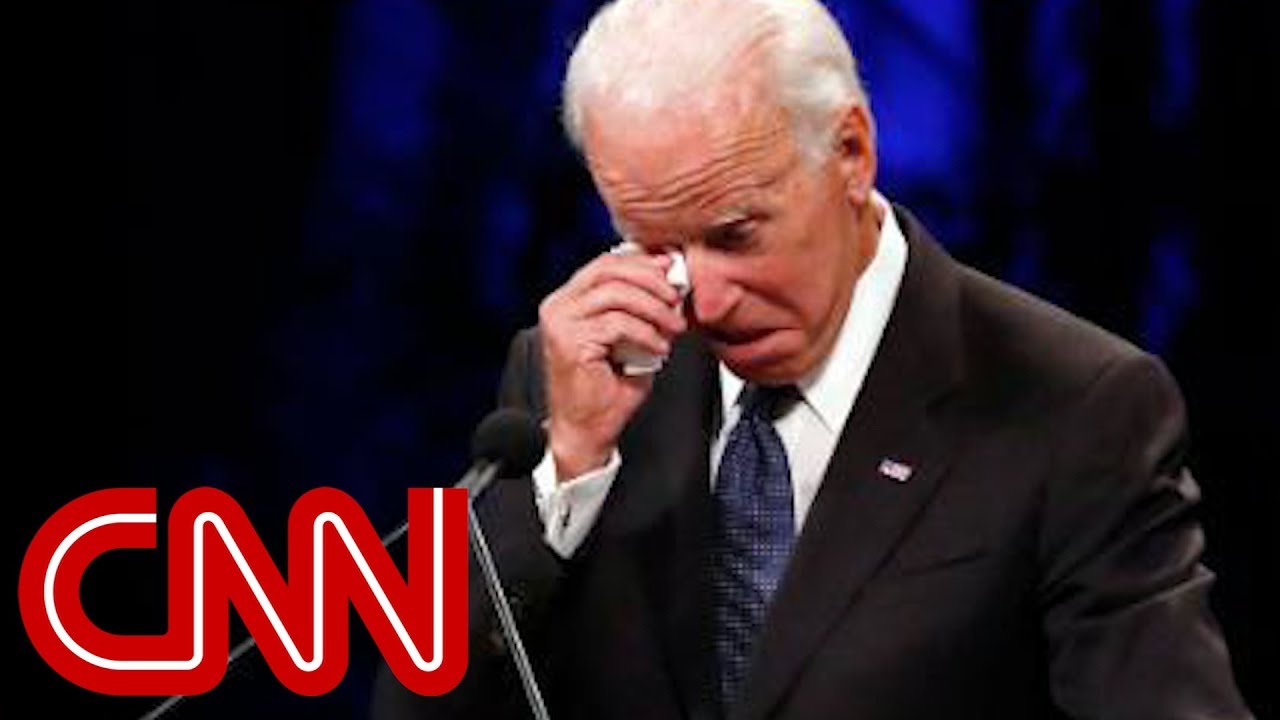 Why is Biden crying?