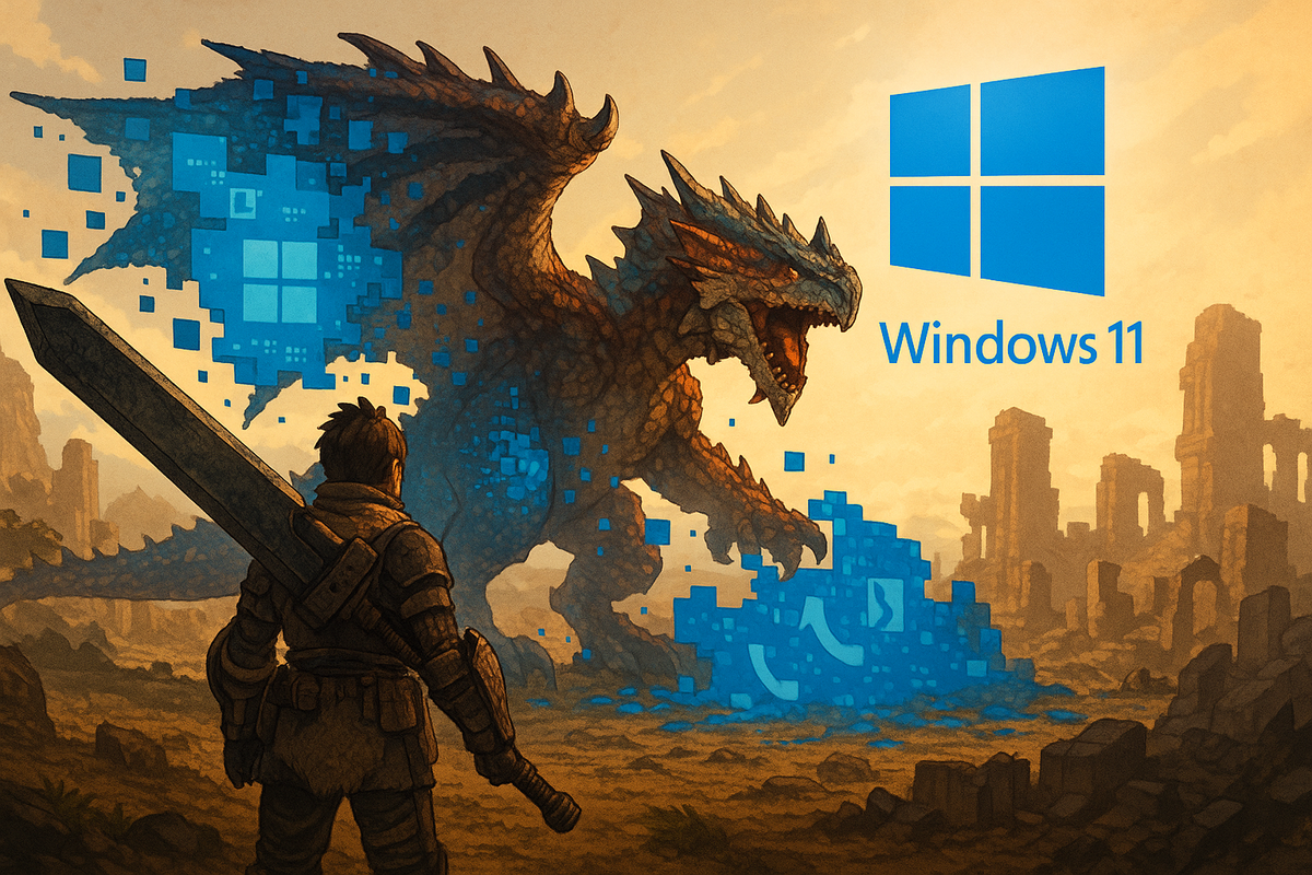 Adeus, Windows 10: Capcom joga lenha na fogueira e avisa que Monster Hunter Wilds pode virar uma relíquia digital em outubro