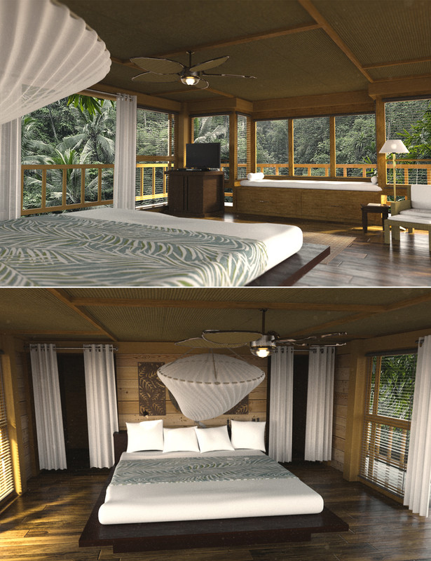 00 bali resort room daz3d