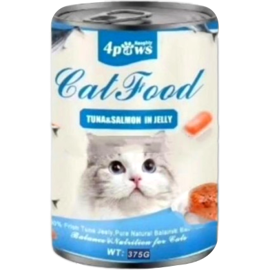 4Paws Cat Can Food Tuna and Salmon 375g