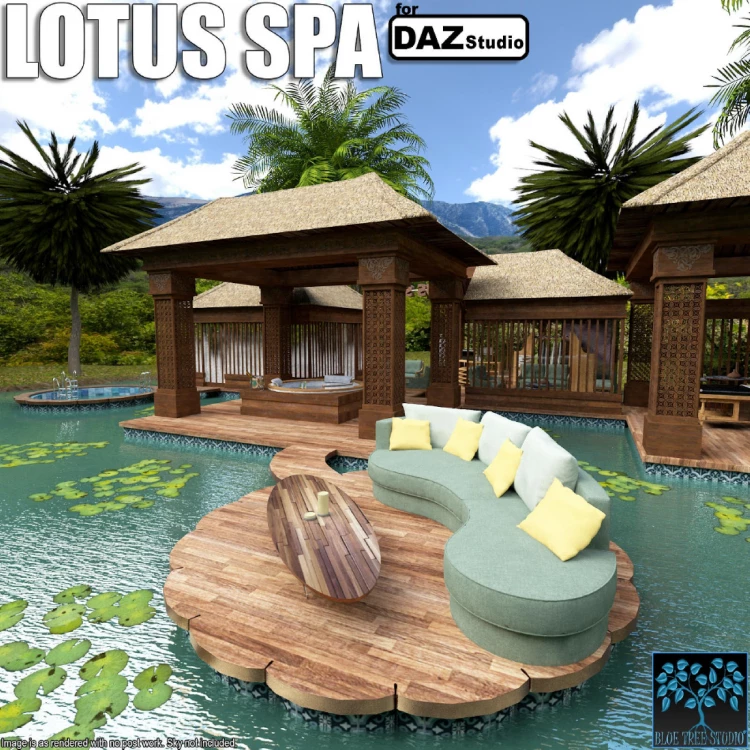 Lotus Spa for Daz Studio