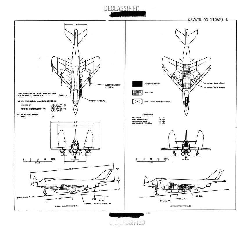 3 F-3B (F3H-2) Demon Standard Aircraft Character