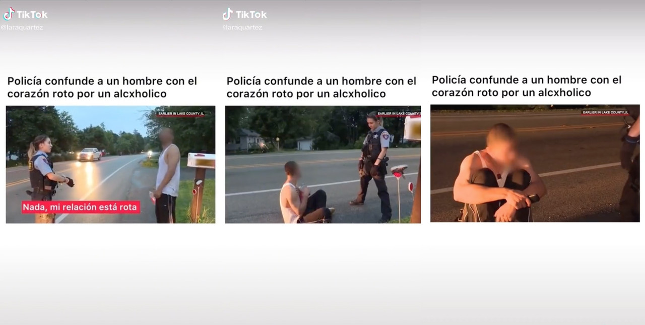 Tenía el corazón roto, policía piensa que estaba borracho