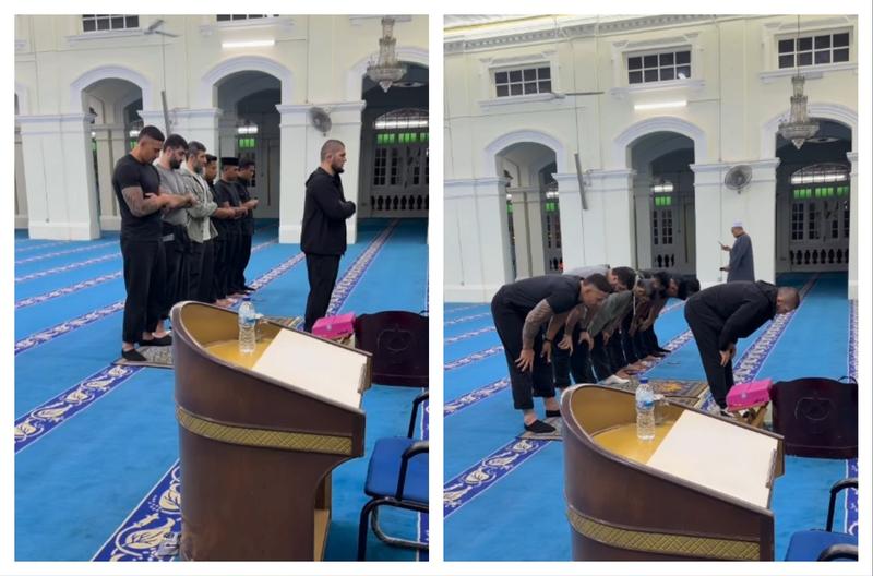Хабиб Нурмагомедов посети Джохор и води молитвата в местна джамия