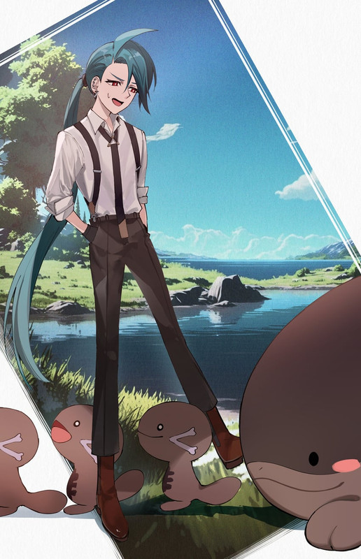 rika-clodsire-and-paldean-wooper-pokemon