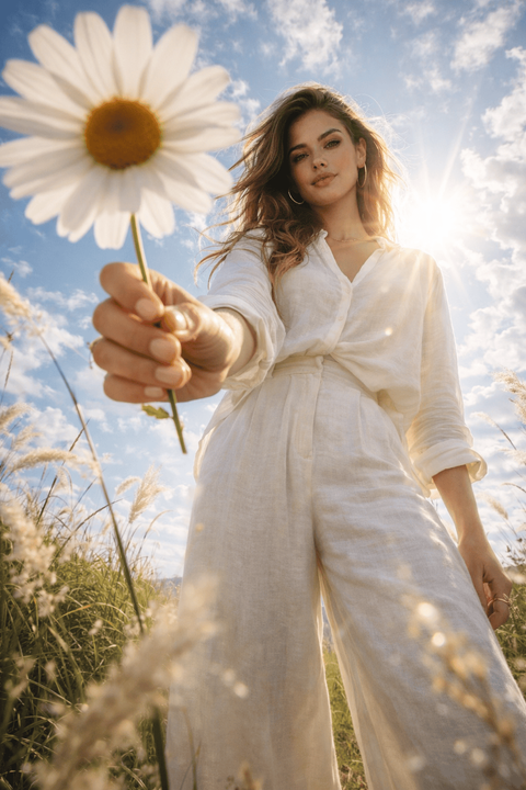 Holding the Sunflower 🌻 | PromptGet