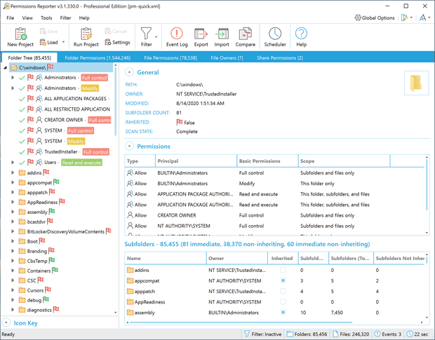 NTFS Permissions Reporter Enterprise 3.3.383.0 (x64)