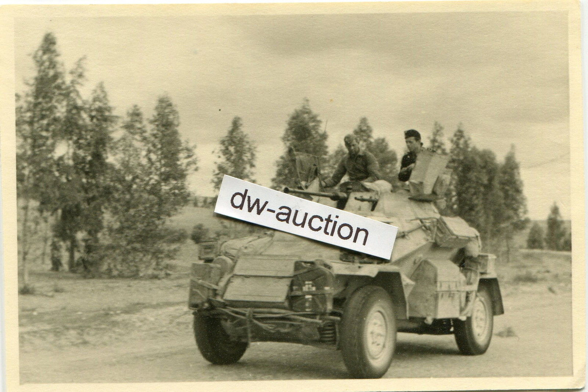 Panzer Panzerspähwagen mit Kommandant
