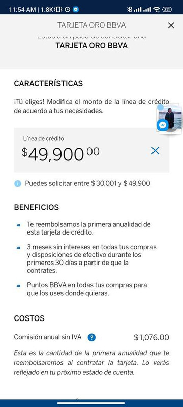 BBVA: Primera anualidad gratis en tarjetas de crédito 
