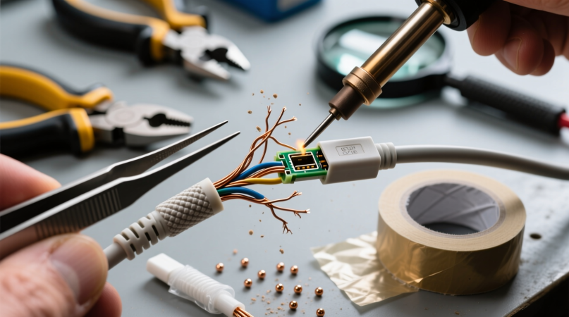 Ремонт кабеля универсальной зарядки