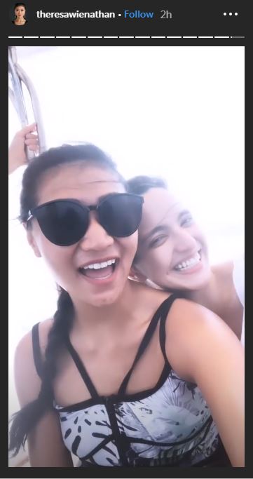 Momen liburan Nia Ramadhani yang diunggah di Instagram Stories