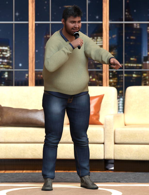 Talk Show Poses for Fred 8.1 Talk Show Poses for Fred 8.1