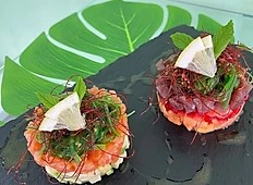 Tartare 2 misti tonno e salmone