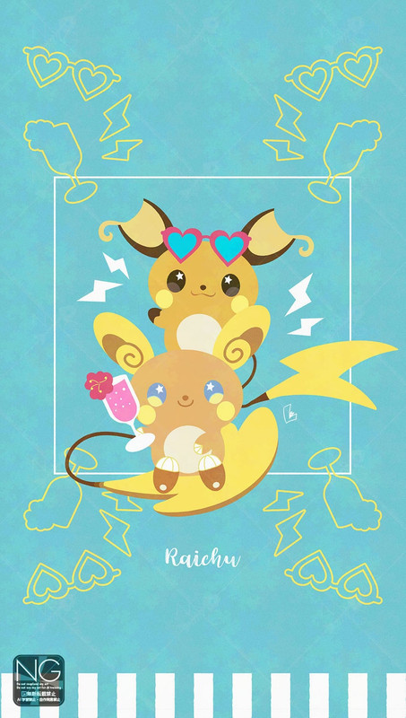 raichu-and-alolan-raichu-pokemon-drawn-b