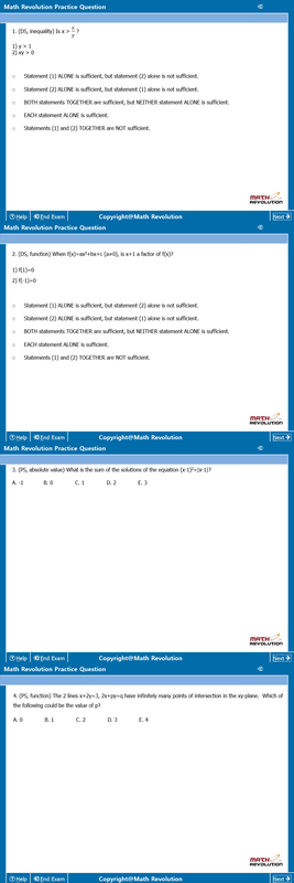 Math Revolution Questions