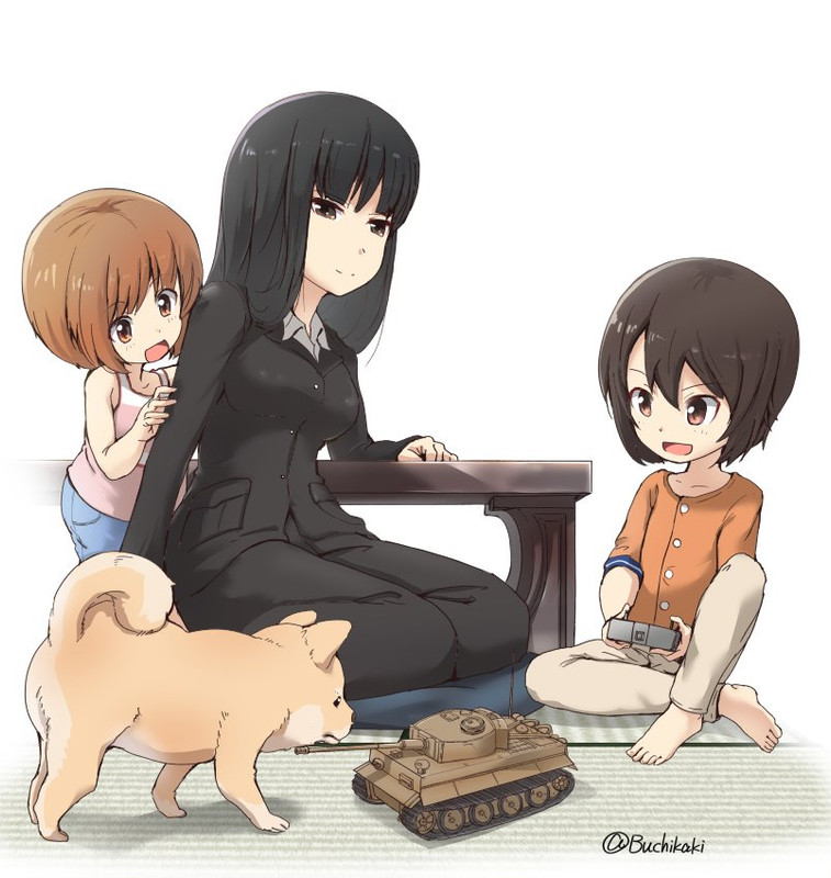 nishizumi-miho-nishizumi-maho-and-nishizumi-shiho-girls-und-panzer-drawn-by-buchikaki-dcbeefbc271