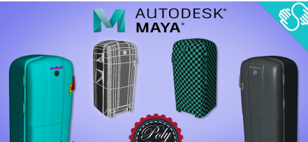 Vintage Fridge: Autodesk Maya Complete Modelling Course