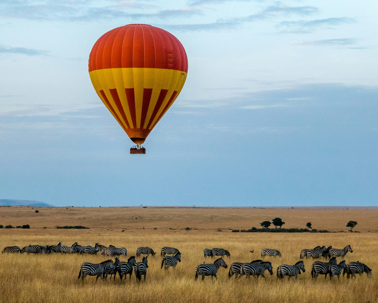 Maasai Mara safari landscape in Kenya