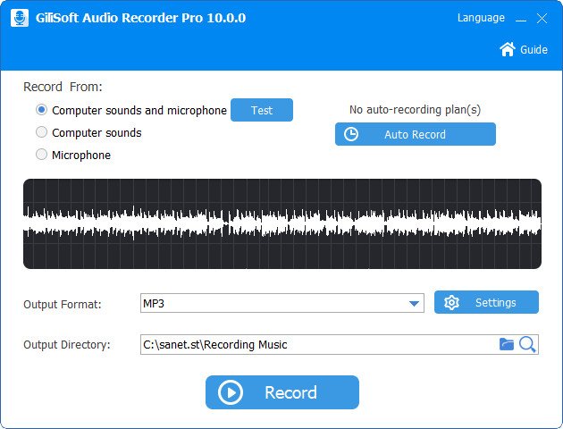 GiliSoft Audio Recorder Pro v11.2 Multilingual