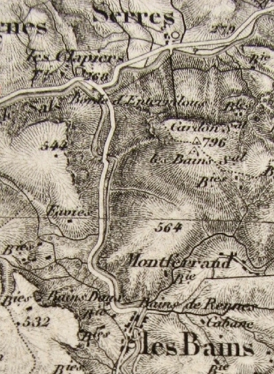 Carte Etat Major 1866