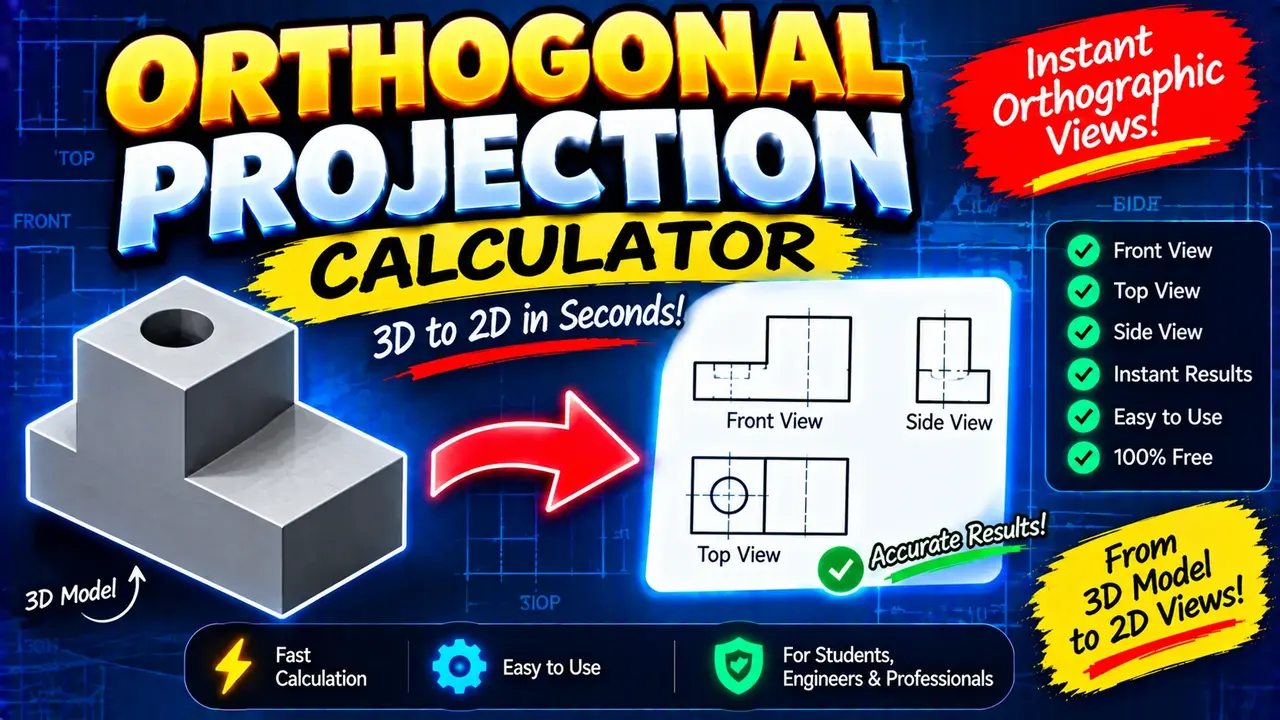 Free Orthogonal Projection Calculator (2026)