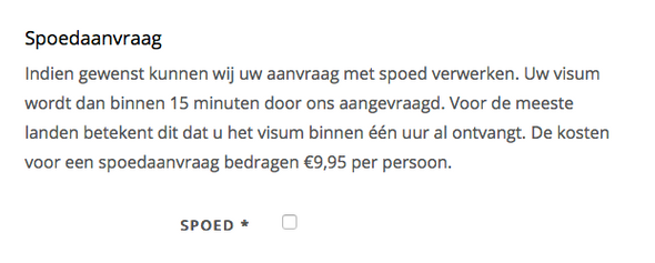 Aanvraagformulier spoed