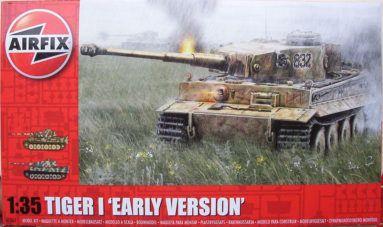 Airfix 35 Tiger I 'Early Version' With Interior