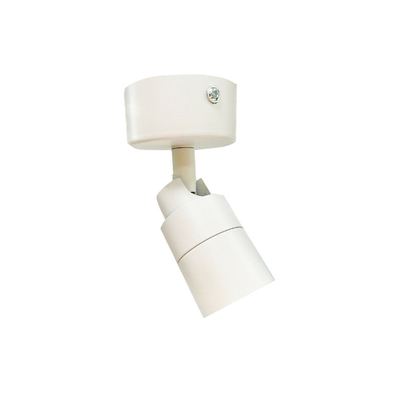 Faretto Led Cob 3 W Luce Calda 3000k A Incasso Orientabile Bordo Bianco P-45-bc