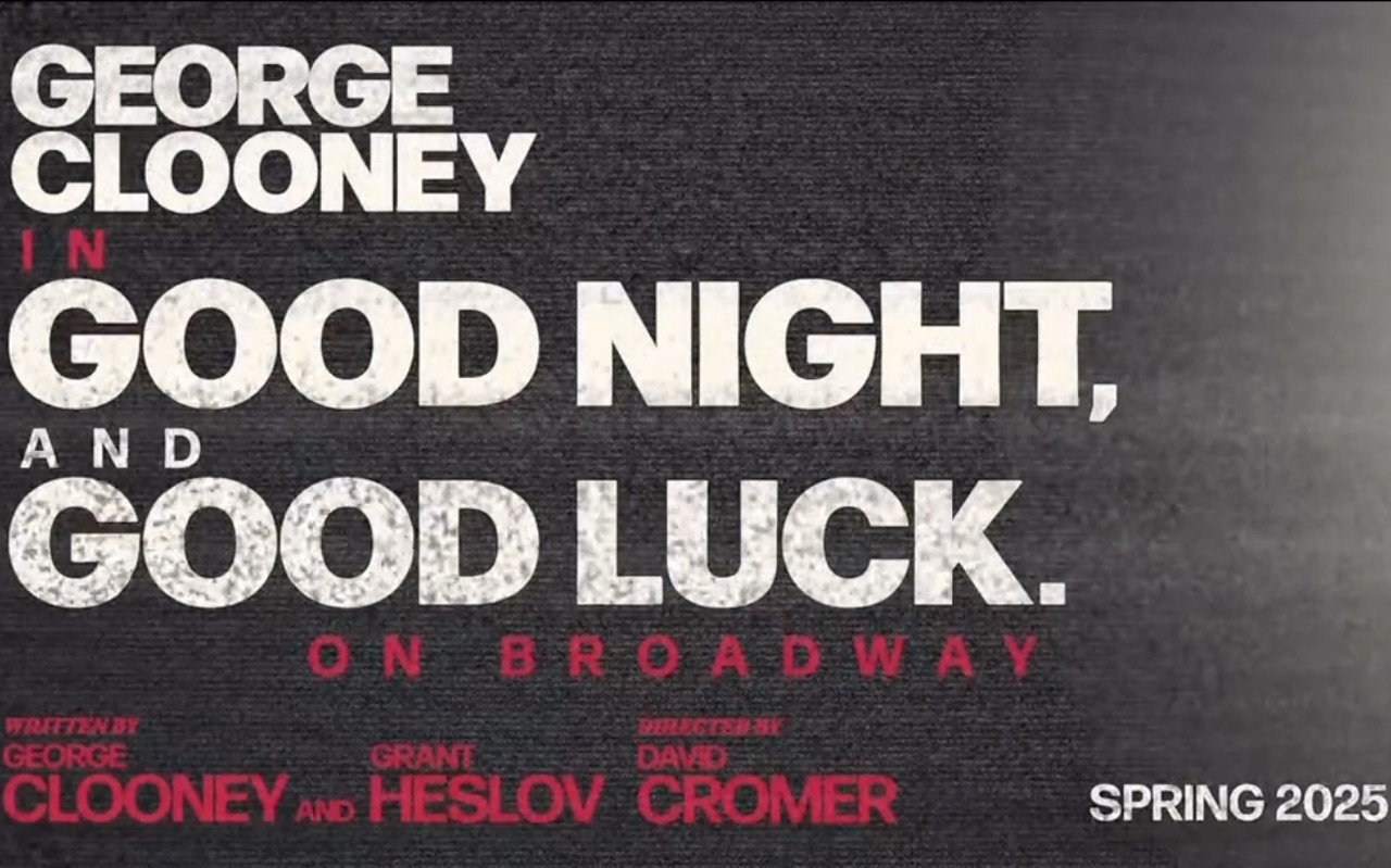 George Clooney is coming to Broadway.