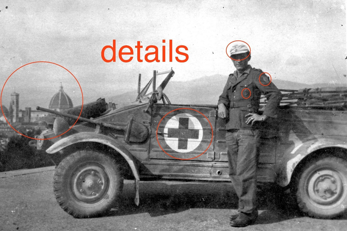 VW 82 Kübelwagen Italien 1944 Florenz Firenze Sa