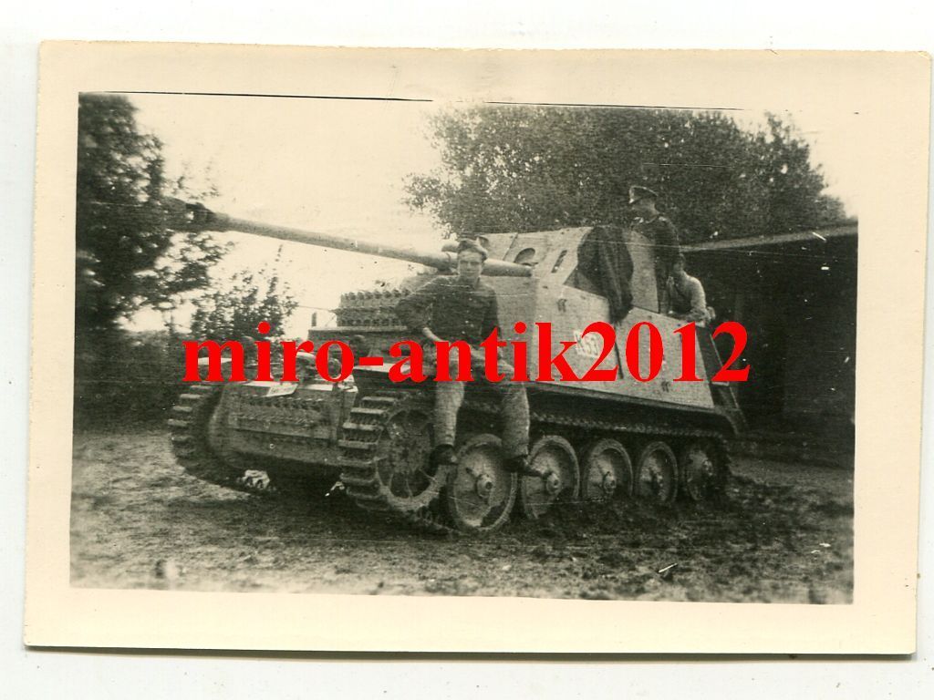 Foto, Wehrmacht, Panzer, Panzerjäger, Kennung K5