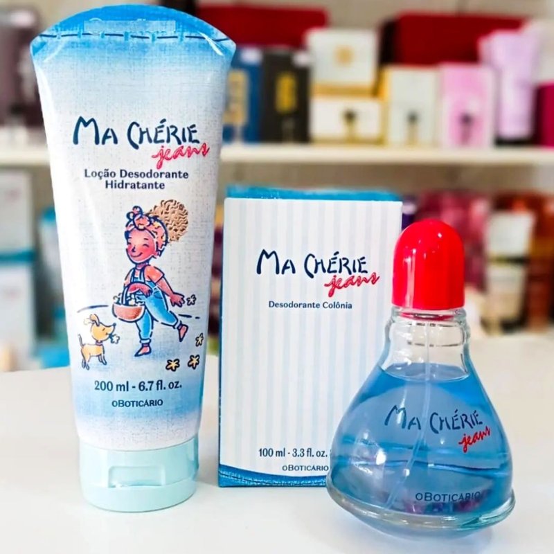 Kit Ma Cherie Jeans: Desodorante Colônia + Loção Corporal